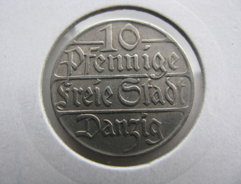 10 Pfennig
Freie Stadt Danzig, 1923
21 mm, 4 g
KM# 143