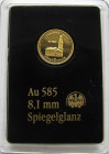 Germany, Gold 585/1000
11 mm, 0,27 g