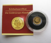 ½ g Coin, Gold 585/1000