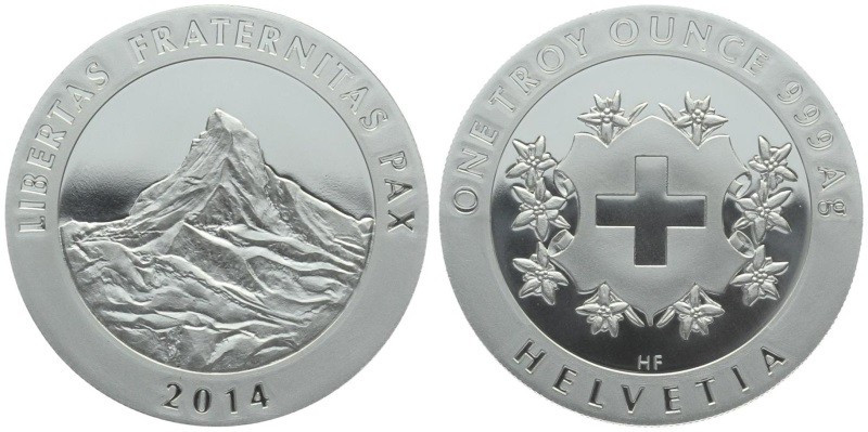 1 Oz AR
Switzerland, 2014, Matterhorn
31,10 g