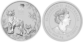 1/2 Oz AR
Australia, Year of the Tiger, 2022
16,10 g