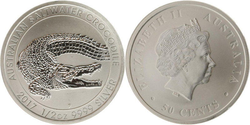 1/2 Oz AR
Australia, Saltwater crocodile, 2017
16,10 g