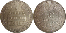 50Schilling AR
Austria, Silver 625/1000
20 g (12,80 g fine)
