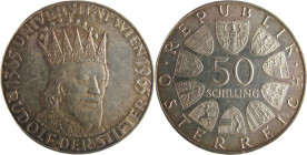 50Schilling AR
Austria, Silver 625/1000
20 g (12,80 g fine)