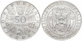 50Schilling AR
Austria, Silver 625/1000
20 g (12,80 g fine)