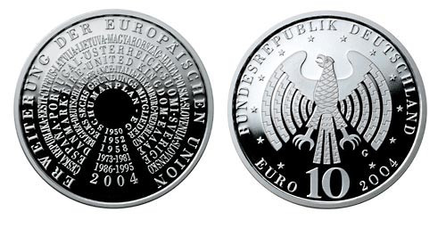 10 Euro AR
Germany, silver 925/1000
32 mm, 18 g