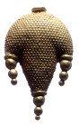 Roman pendant, gold, 15 mm, 1,08 g