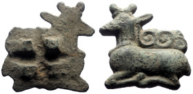 Figurine, bronze, 40 x 38 mm, 36,95 g
