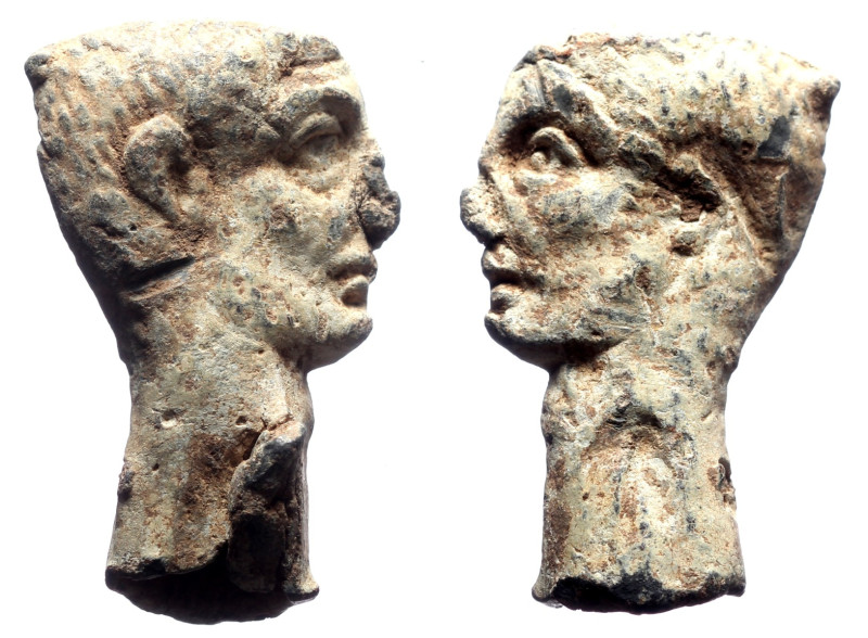 Part of figurine, lead, 35 mm, 18,81 g