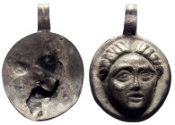 Roman silver amulete, 25 mm, 1,70 g