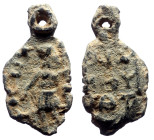 Byzantine pendant, lead, 26 mm, 5,35 g