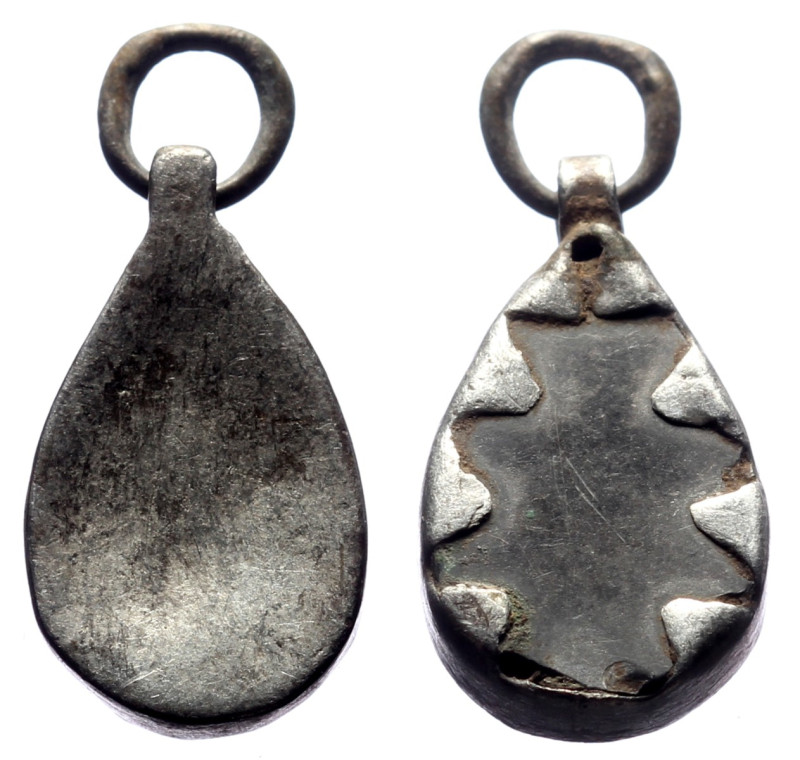 Pendant, silver, 17 mm, 2,75 g