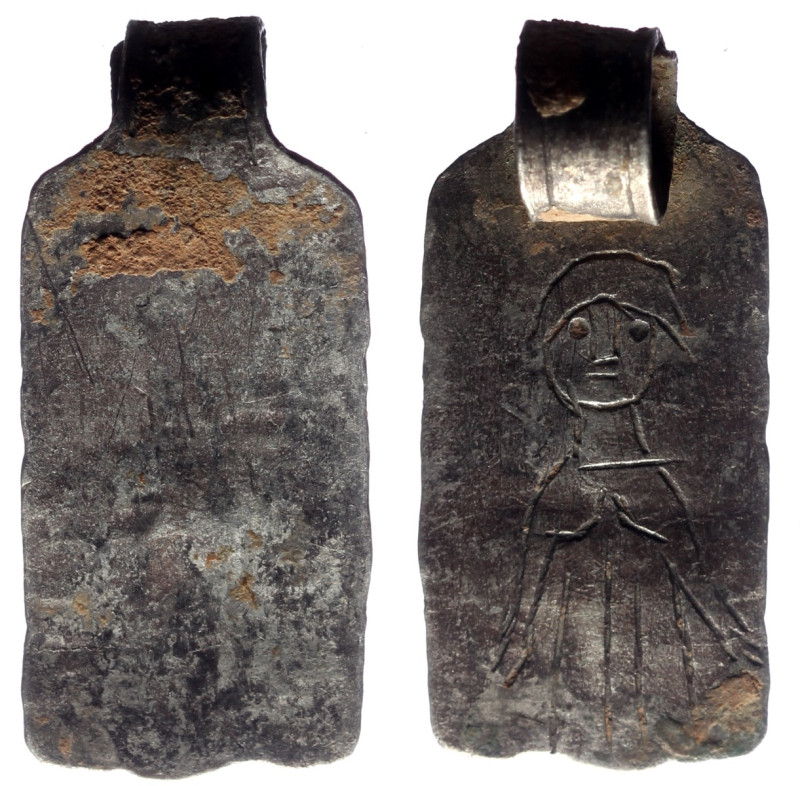 Byzantine pendant, silver, 32 mm, 2,45 g