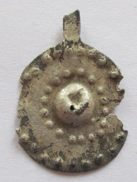 Byzantine pendant, silver