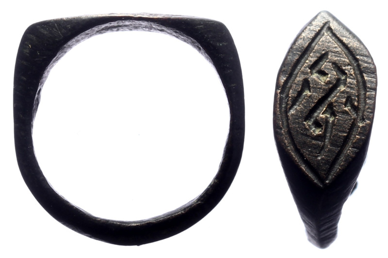 Byzantine ring, bronze, 17 mm, 2,47 g