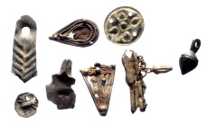 Lot, silver and bronze, 8,84 g