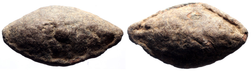 Lead sling stones