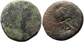 Bronze AE
Unreaserched Roman Provincial, with countermark, Head right, with countermark ""TAR monogram
24 mm, 8,01 g