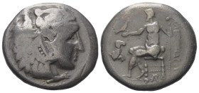 Königreich Makedonien. Alexander III. der Große (336 - 323 v. Chr.).

Tetradrachme (Silber). Ca. 330 - 323 v. Chr. Damaskus.
Vs: Kopf des jugendlic...