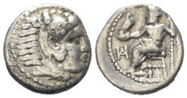 Königreich Makedonien. Alexander III. der Große (336 - 323 v. Chr.).

 Drachme (Silber). Ca. 325 - 323 v. Chr. Milet.
Vs: Kopf des jugendlichen Her...