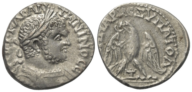 Judäa. Neapolis. Caracalla (197 - 217 n. Chr.).

 Tetradrachme (Billon). 215 -...