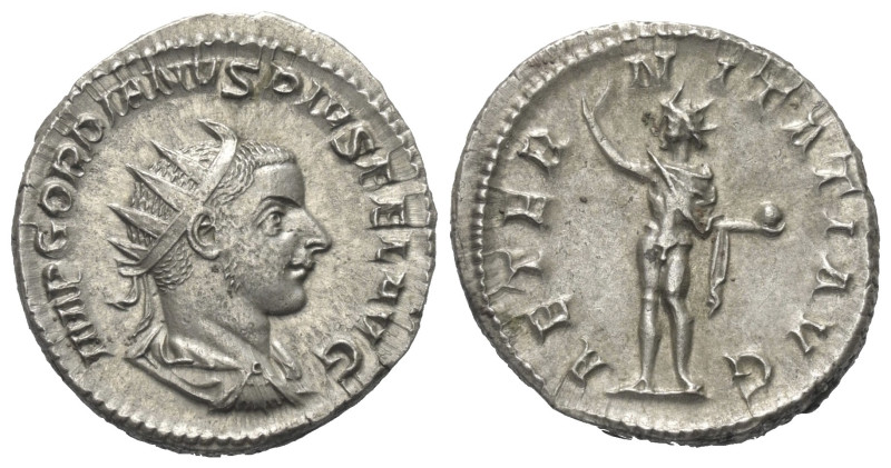 Gordianus III. (238 - 244 n. Chr.).

 Antoninian (Silber). 241 - 243 n. Chr. R...