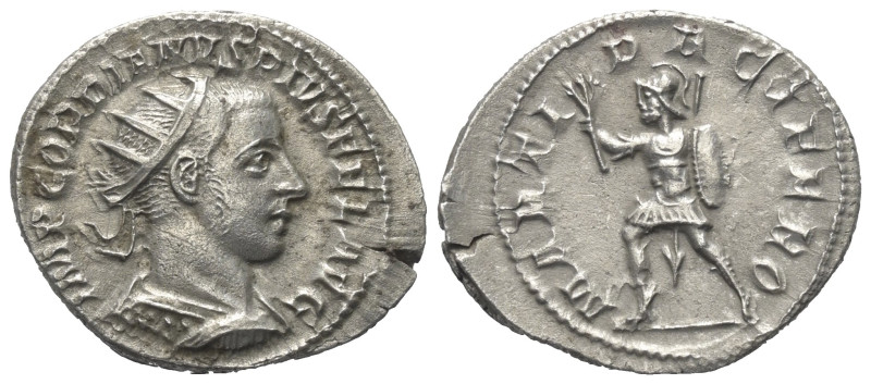 Gordianus III. (238 - 244 n. Chr.).

 Antoninian (Silber). 242 - 244 n. Chr. A...