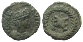Ostgoten. Theoderich (490 - 526 n. Chr.).

 Decanummium (Kupfer). Ravenna.
Im Namen von Anastasius.
Vs: FELIX RAVENNA. Drapierte Büste der Ravenna...