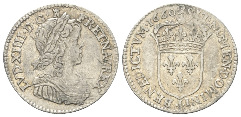 Frankreich. Königreich. Ludwig XIV. (1643 - 1715).

 5 Sols = 1/12 d'Écu (Silb...