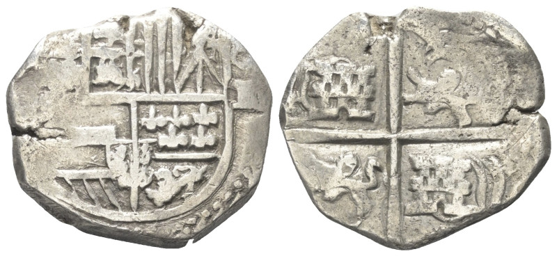 Spanien. Königreich. Philipp II. (1556 - 1598).

 4 Reales - Schiffsgeld (Silb...