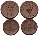 Deutschland - Lots.


Deutschland nach 1871.
Porzellan-Notgeld.

Lot (2 Stück, Porzellan): Stadt Amberg und Kitzingen 1921.

Vorzüglich und be...