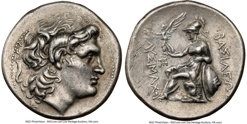 THRACIAN KINGDOM. Lysimachus (305-281 BC). AR tetradrachm (29mm, 17.06 gm, 1h). ...