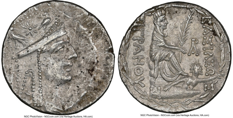 ARMENIAN KINGDOM. Tigranes II the Great (95-56 BC). AR tetradrachm (26mm, 15.89 ...