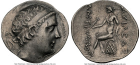 SELEUCID KINGDOM. Antiochus III the Great (222-187 BC). AR tetradrachm (31mm, 17.04 gm, 11h). NGC Choice XF 5/5 - 4/5, flan flaw. Uncertain mint, poss...