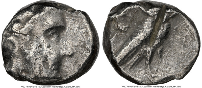 MESOPOTAMIA. Mazaces (Ca. 331-322 BC). AR tetradrachm (20mm, 16.97 gm, 6h). NGC ...