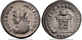 Constantine II, as Caesar (AD 337-340). AE3 or BI nummus (19mm, 6h). NGC Choice VF. London, 1st officina, AD 323-324. CONSTANT-INVS IVN NC, radiate bu...