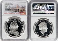 Elizabeth II silver Proof "King George I" 2 Pounds (1 oz) 2022 PR70 Ultra Cameo NGC, S-BMSA3. British Monarchs series. First Releases. HID09801242017 ...