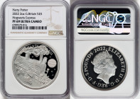 Elizabeth II silver Proof "Hogwarts Express" 5 Pounds (2 oz) 2022 PR69 Ultra Cameo NGC, Mintage: 760. Harry Potter and the Philosopher's Stone series....