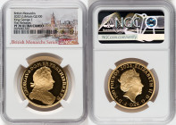 Elizabeth II gold Proof "King George I" 100 Pounds (1 oz) 2022 PR70 Ultra Cameo NGC, S-BMGA3. Mintage: 610. British Monarchs series. First Releases. A...