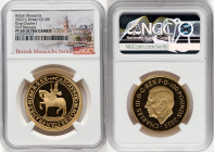 Charles III gold Proof "King Charles I" 100 Pounds (1 oz) 2023 PR69 Ultra Cameo NGC, Mintage: 260. British Monarchs series. First Releases. Accompanie...