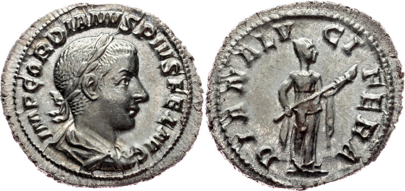 Gordianus III., Denar 238-244, Rome Gordianus III., Denar 238–244, Rome, 2,791 g...