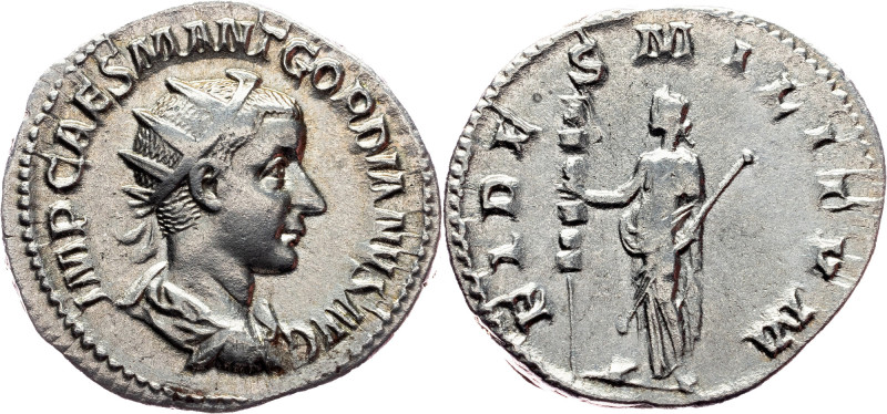 Gordianus III., Antoninian 238-244, Rome Gordianus III., Antoninian 238–244, Rom...