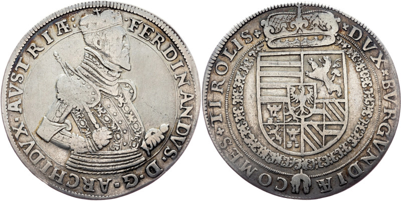 Archduke Ferdinand, 1 Thaler ND (1577-1595), Hall Archduke Ferdinand, 1 Thaler N...