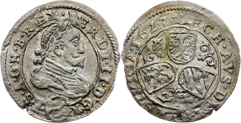 Ferdinand II., 3 Kreuzer 1627, Graz Ferdinand II., 3 Kreuzer 1627, Graz, 1,543 g...