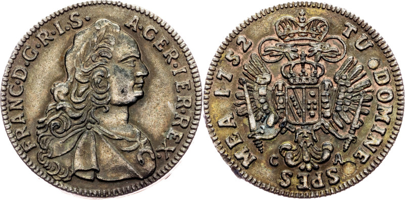 Franz I. Stephan, Jeton 1752, CA Franz I. Stephan, Jeton 1752, CA, 2,342 g, AE, ...