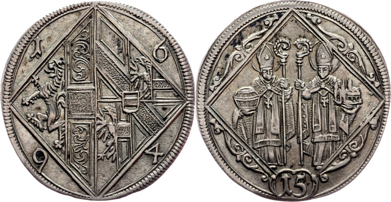 John Ernest of Thun, 15 Kreuzer 1694 Salzburg, John Ernest of Thun, 15 Kreuzer 1...