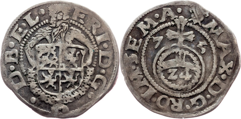 Brunswick-Calenberg, 1/24 Thaler 1575 Germany, Brunswick-Calenberg, 1/24 Thaler ...