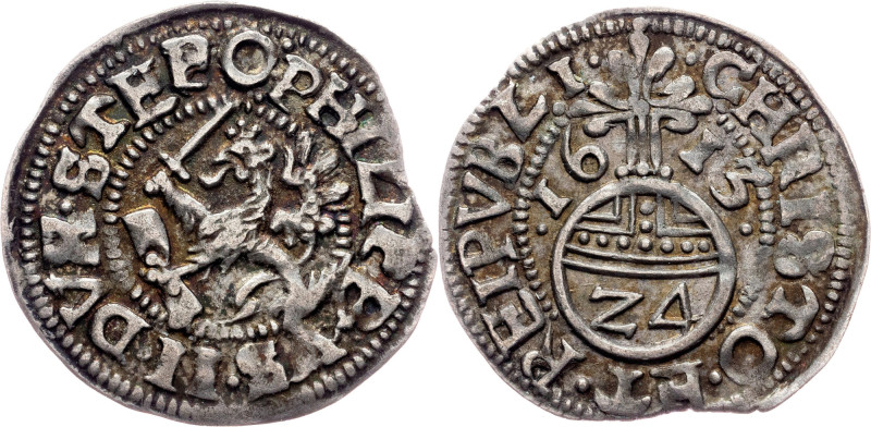 Pommern-Stettin, Philipp II., 1/24 Thaler 1613 Germany, Pommern-Stettin, Philipp...