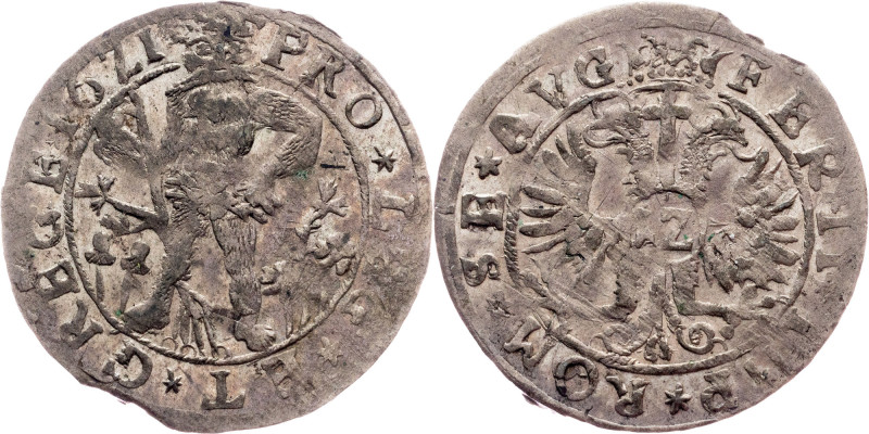 Hohnstein, Friedrich Ulrich, 12 Kreuzer 1621 Germany, Hohnstein, Friedrich Ulric...