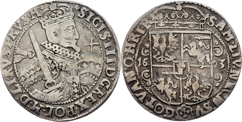 Sigismund III., Ort 1623, Bromberg Poland, Sigismund III., Ort 1623, Bromberg, 6...